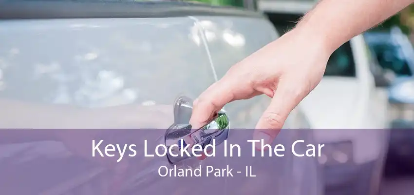 Keys Locked In The Car Orland Park - IL